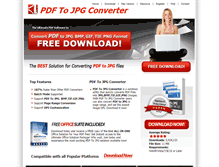 Tablet Screenshot of pdftojpgconverter.com